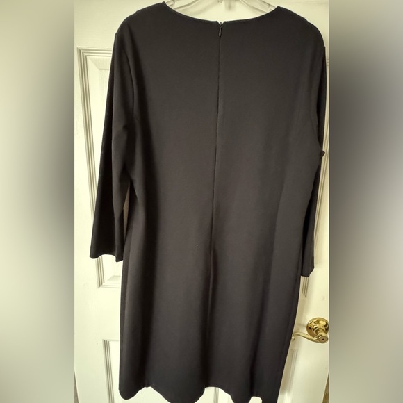 Carla Ferroni Elegant Black Dress. Made in Italy. NWOT - Picture 2 of 3